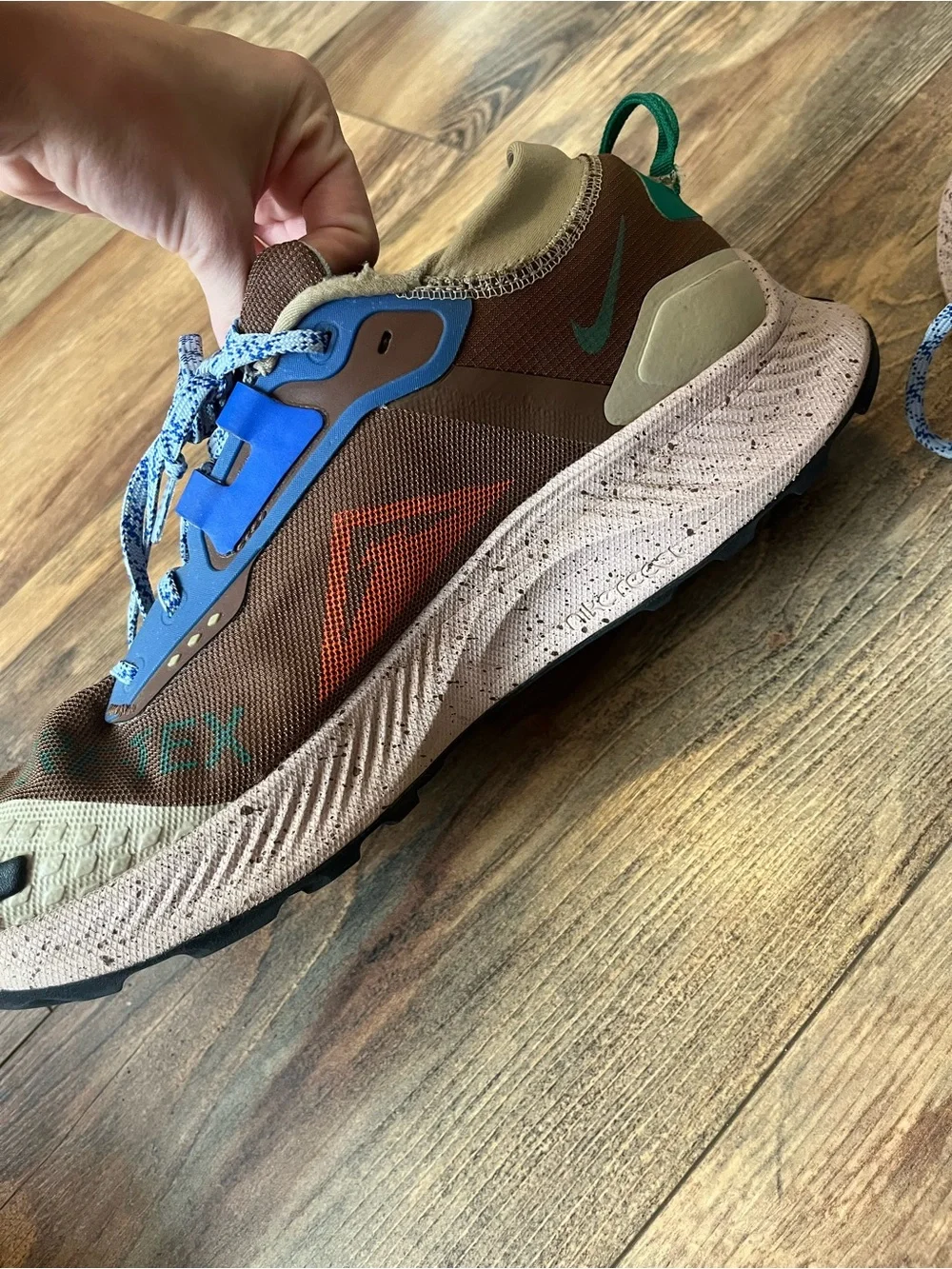 Nike Pegasus Trail 3 GORE-TEX GTX I Love Trail Brown Blue DR0137-200 Men’s 13